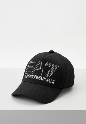 Бейсболка EA7 TRAIN VISIBILITY U CAP. Цвет: черный