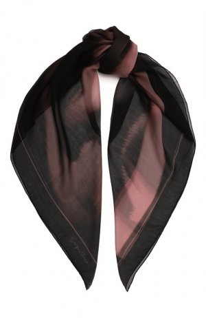Шелковый платок Giorgio Armani. Цвет: чёрный