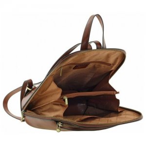 Рюкзак , фактура гладкая, коричневый Bruno Perri. Цвет: коричневый