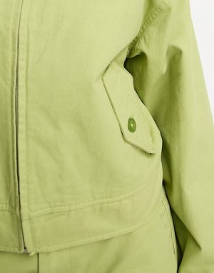 Зеленый твиловый пиджак Briana Obey