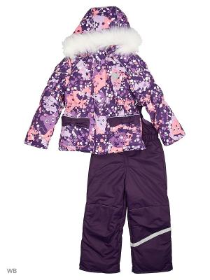 Комплект для девочки STELLA'S KIDS. Цвет: фиолетовый, коралловый