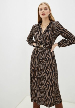 Платье Ksenia Knyazeva. Цвет: коричневый