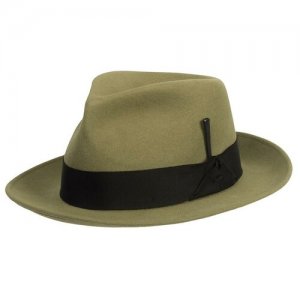 Шляпа, размер 59, зеленый Bailey. Цвет: зеленый/оливковый