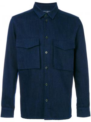 Джинсовая рубашка Lambeth Natural Selection. Цвет: синий