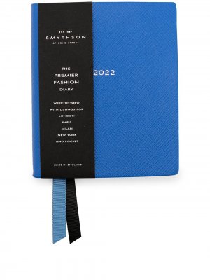 Записная книжка 2022 Premier Fashion Smythson. Цвет: синий