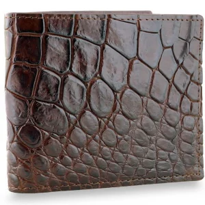 Портмоне мужское kk-471 коричневое Exotic Leather. Цвет: коричневый