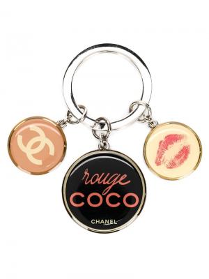 Брелок для ключей Rouge Coco Novelty Chanel Vintage. Цвет: розовый и фиолетовый