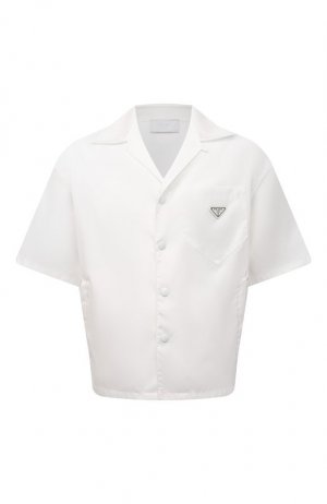 Рубашка Prada. Цвет: белый