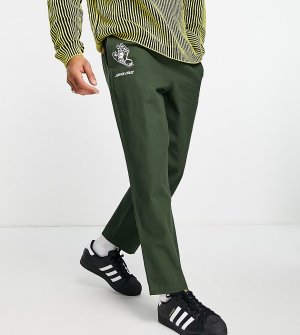 Темно-зеленые брюки с несколькими принтами от комплекта – эксклюзивно для ASOS-Зеленый цвет Santa Cruz