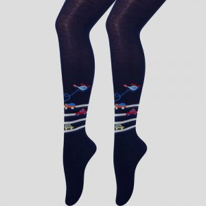 Колготки , размер 110/116, синий PARA socks. Цвет: синий
