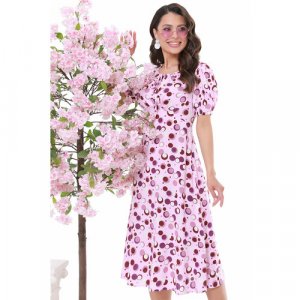 Платье , размер 48, розовый DStrend. Цвет: розовый