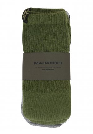 Носки MAHARISHI. Цвет: черный
