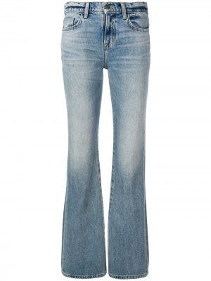 Классические расклешенные джинсы Current/Elliott. Цвет: синий