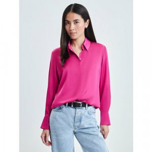 Блуза, размер 2XS (RU 40)/170, розовый Zarina. Цвет: розовый/фуксия