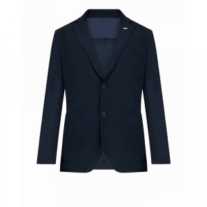 Пиджак , силуэт прямой, размер 50, синий Harmont & Blaine. Цвет: синий