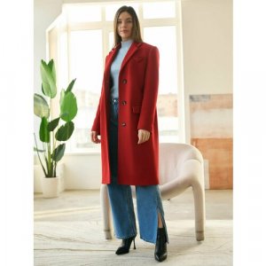 Пальто , размер m, красный EDGE. Цвет: красный/бордовый