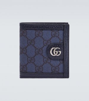 Холщовый кошелек ophidia gg , синий Gucci