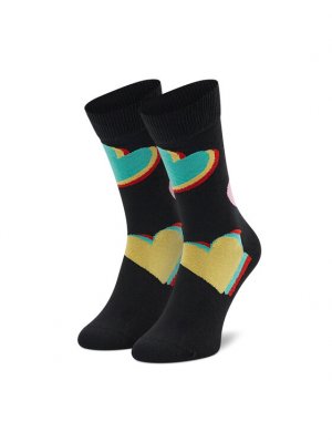 Высокие носки унисекс , черный Happy Socks