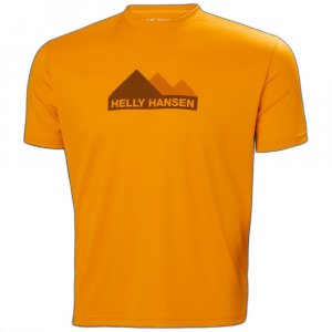Футболка HH Tech Graphic, оранжевый Helly Hansen