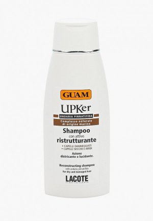 Шампунь Guam Для восстановления сухих секущихся волос, 200 мл UPKER. Цвет: белый