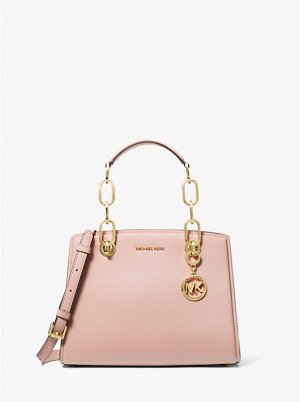 Маленькая кожаная сумка Cynthia , розовый Michael Kors