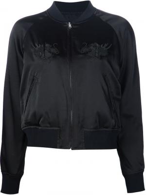 Куртка-бомбер Comme Des Garçons Noir Kei Ninomiya. Цвет: чёрный