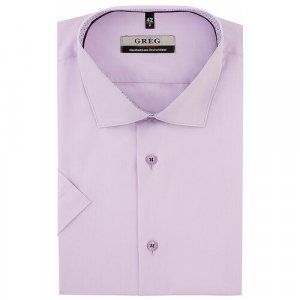 Рубашка , размер 174-184/38, фиолетовый GREG. Цвет: сиреневый/фиолетовый