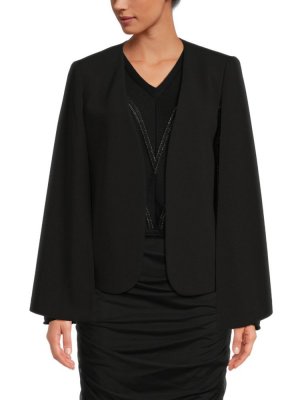 Однотонная куртка-накидка Dkny, черный DKNY