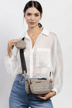 Норковая женская сумка-мессенджер Perla MC212105014 Marie Claire