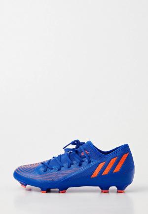 Бутсы adidas PREDATOR EDGE.3 L FG. Цвет: синий