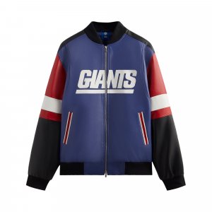 For NFL: кожаная куртка Giants Current Kith