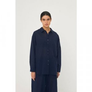 Рубашка , размер S, синий Alexandra Talalay. Цвет: синий/темно-синий
