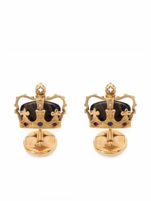 Декорированные запонки Dolce & Gabbana. Цвет: золотистый