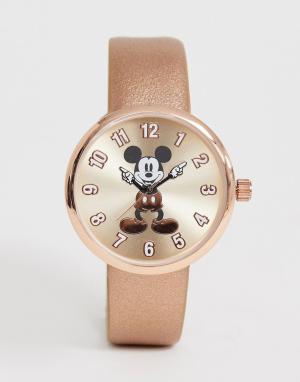 Женские часы цвета розового золота -Бежевый Disney