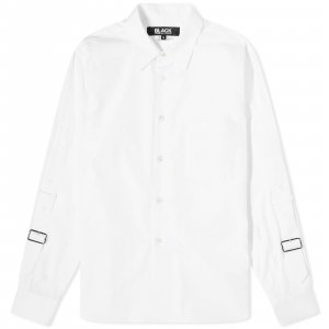 Рубашка Cotton Buckle Sleeve, белый Comme des Garçons Black