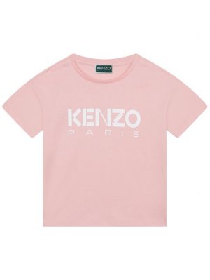 Футболка стандартного кроя , розовый Kenzo Kids