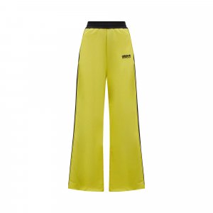 Спортивные штаны из ацетата x Adidas, цвет Черный/Желтый Moncler