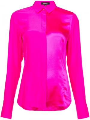 Рубашка с потайной планкой Barbara Bui. Цвет: розовый и фиолетовый