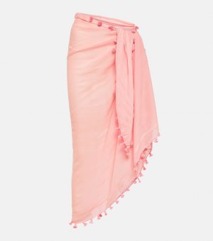 Пляжная накидка с вышивкой , розовый Melissa Odabash