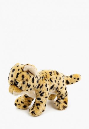 Игрушка мягкая WWF Леопард, 25 см. Цвет: коричневый