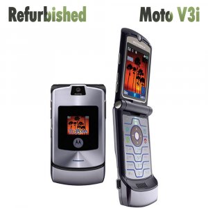 Восстановленный оригинальный разблокированный мобильный телефон Razr V3i-раскладушка Motorola