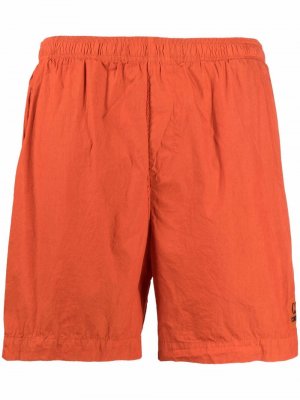Плавки-шорты с вышитым логотипом C.P. Company. Цвет: оранжевый