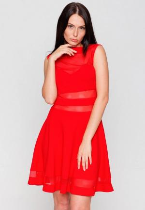 Платье Karree. Цвет: красный