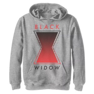 Флисовый пуловер с графическим логотипом Black Widow для мальчиков 8–20 лет Marvel