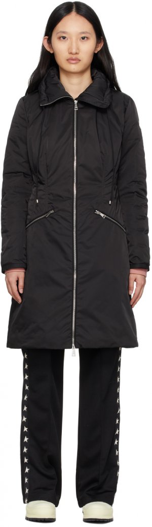 Черное пуховое пальто Hermanville Parka Moncler