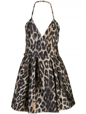 Платье мини с леопардовым принтом TRE by Natalie Ratabesi