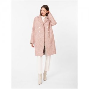Пальто-кокон 3011982p10015, размер 46 Pompa. Цвет: розовый