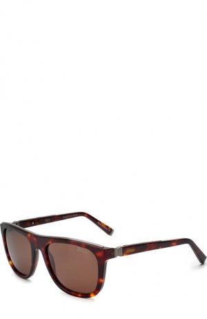 Солнцезащитные очки Zilli. Цвет: коричневый