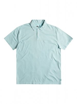 Рубашка-Поло Natural Dye QUIKSILVER. Цвет: angel blue
