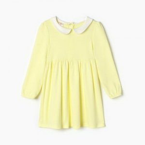 Платье для девочки «Малышка», цвет светло-жёлтый Ивашка. Цвет: желтый